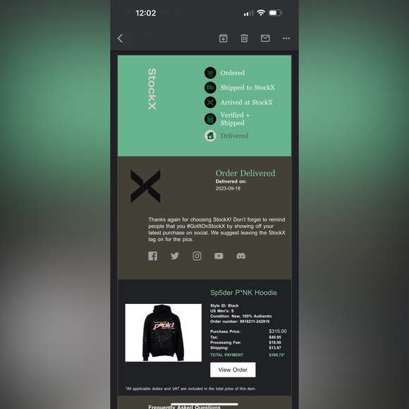 Sp5der x Young Thug Hoodie - Picture 4 of 4